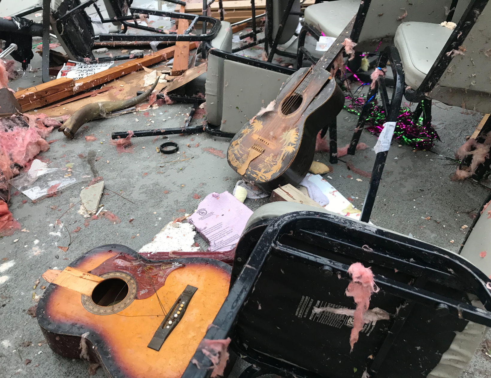 Tornado damage in Smiths Station